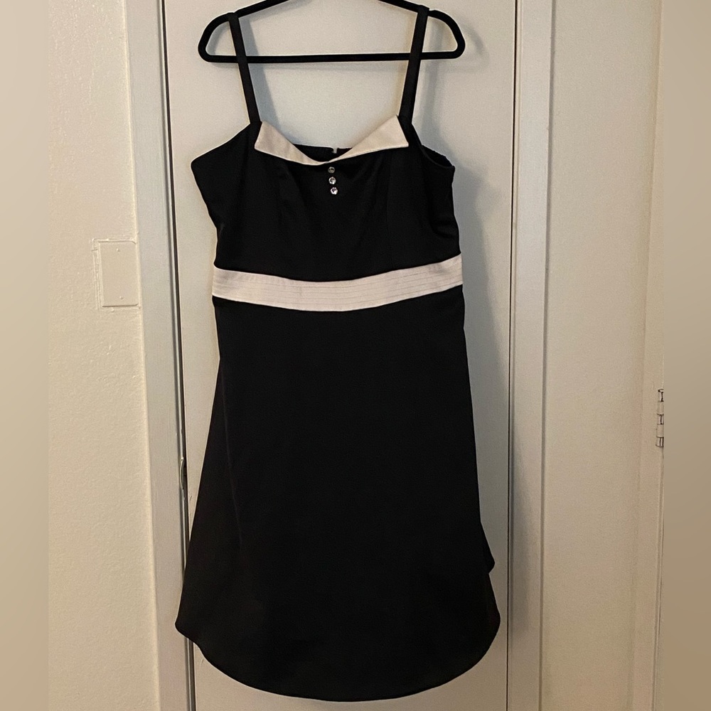 Black and White Fit and flare Torrid Sundress